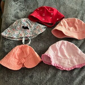 5 pcs of summer hat for baby girl